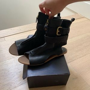ZARA Real Leather Gladiator Sandals 7.5US / 38